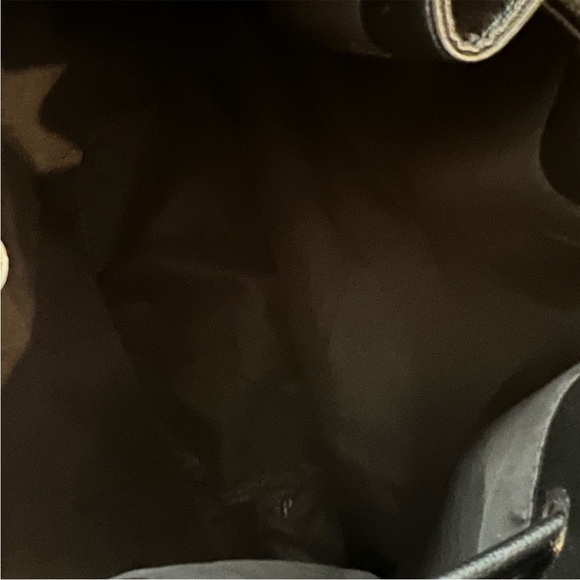 Victorias Secret Black Adjustable Backpack Fringe Boho Festival Concert - Picture 5 of 6